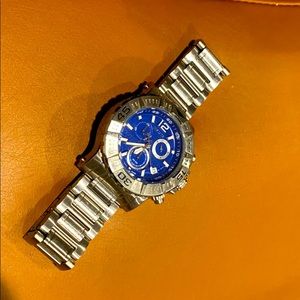 Invicta watch blue face